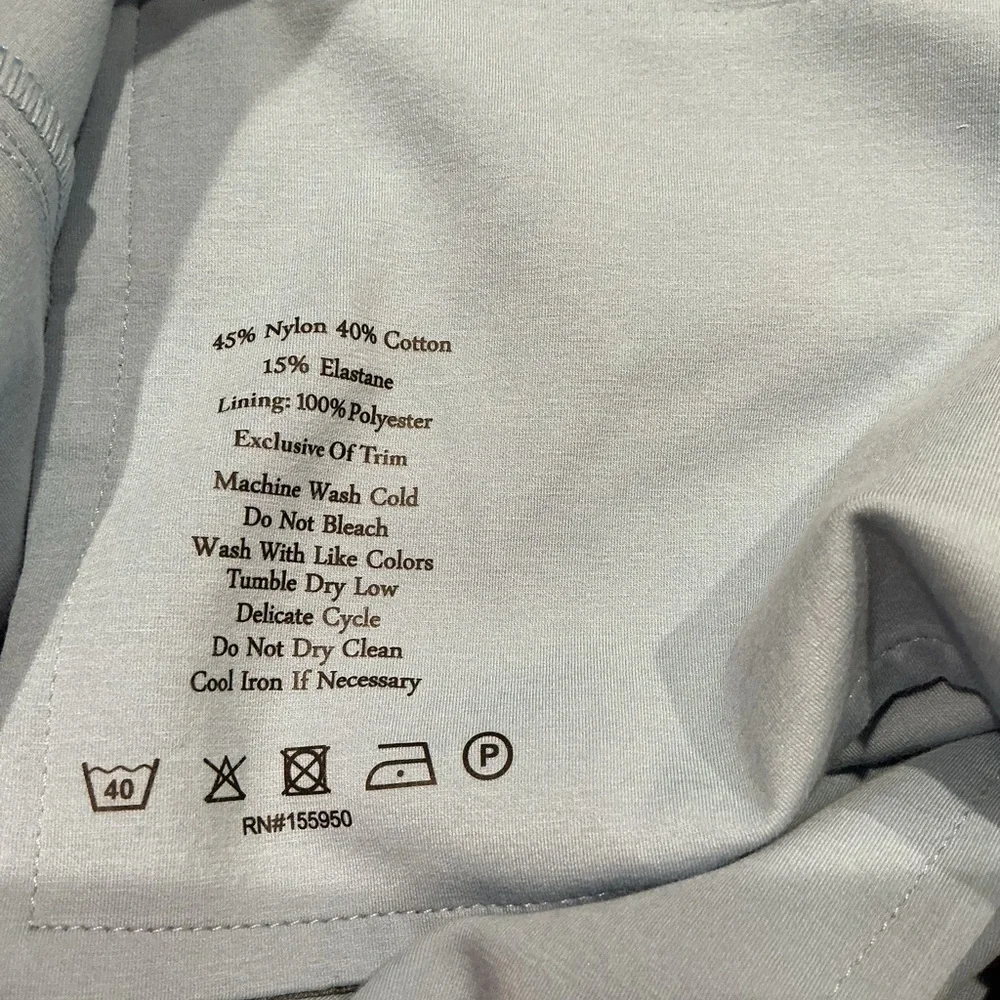 Greyson Light Blue Flat Front Shorts - Picture 7 of 8